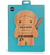 NEW!! Cutting Board & Knife Set by OTOTO - Wooden Cutting Boards for Kitchen - Housewarming Gift,...