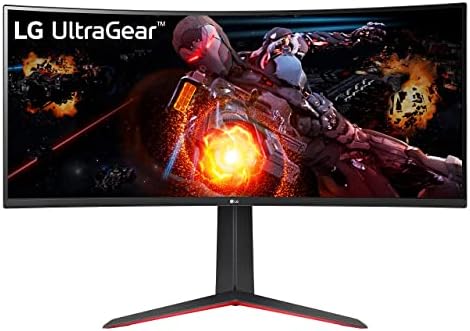 LG UltraGear QHD 34-Inch Curved Gaming Monitor 34GP63A-B, VA with HDR 10 Compatibility and AMD FreeSync Premium, 160Hz, Black