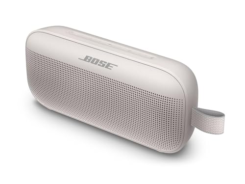 Altavoz Bluetooth Bose SoundLink Flex portátil, inalámbrico, sumergible, de viaje, Blanco