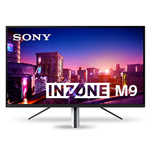 Sony INZONE M9 Monitor Gaming de 27 Pulgadas, Modelo 4K 144 Hz 1 ms, Full Array con Atenuación Local, HDMI 2.1, Blanco y Negro
