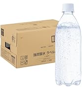 by Amazon 炭酸水 ラベルレス 500ml × 24本 富士山の強炭酸水 (Smart Basic)