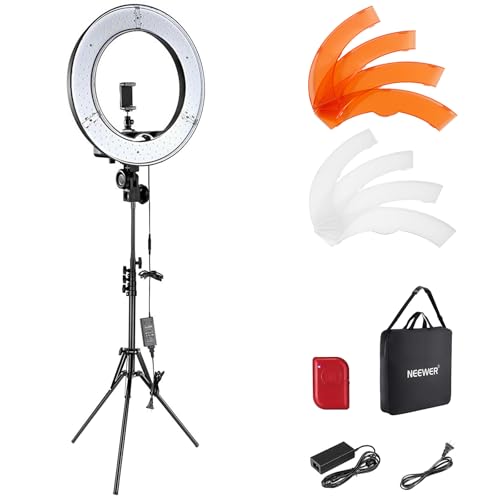 NEEWER Ring Light 18inch Kit:...