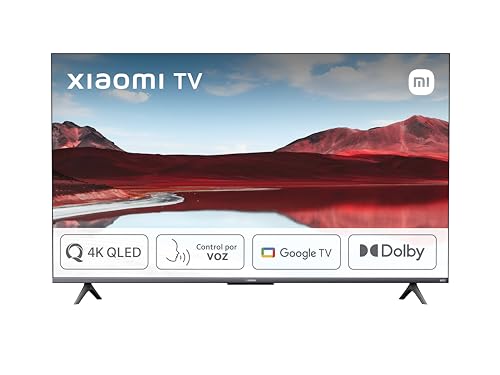 Xiaomi TV A Pro 2025 55" - Smart TV 4K QLED, Google TV, Control por Voz, Dolby Vision, Negro