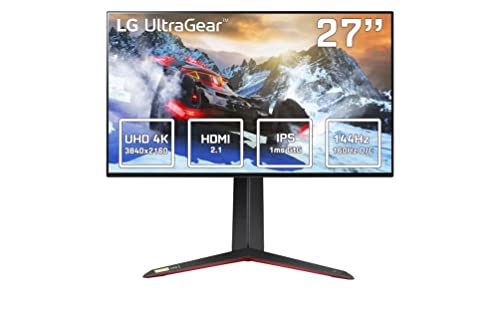 LG 27GP950-B - Monitor Gaming LG UltraGear (Panel NanoIPS: 3840x2160, 400nit, 1000:1, DCI-P3>98%, 1ms); diag. 68,47cm; entr.: HDMI 2.1 x2, DPx1, USB-Ax3; AMD Freesync G-Sync Compatible