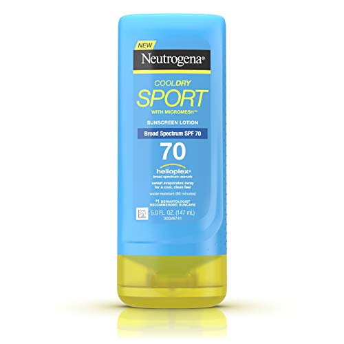 Neutrogena Cooldry Sport Sunstech creen Loción, LSF 70 (147 ml) Protección Solar Loción – de Estados Unidos