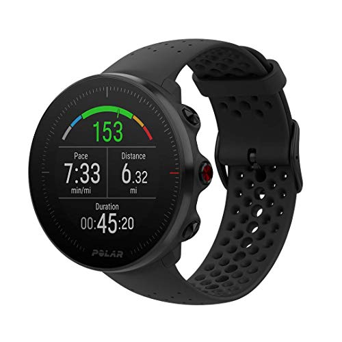 Polar Vantage M -Reloj con GPS y Frecuencia Cardíaca - Multideporte y programas de running - Resistente al agua, ligero- Negro Talla M/L