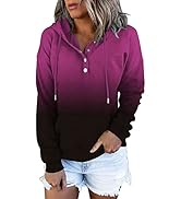 Womens Pullover Long Hoodie Casual Basic Sweatshirts Fall Sleeve Shirts with Kangaroo Pockets S-3XL