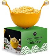 OTOTO Spaghetti Monster - BPA-Free Plastic Strainer for Draining Pasta, Rice, Vegetables and Frui...