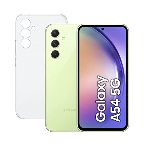 SAMSUNG Galaxy A54 5G (128GB, 8GB de RAM) Smartphone Android Color Verde, Pantalla Infinity-O FHD+ de 6,4 Pulgadas, Batería de 5000 mAh, Exclusivo Amazon (Versión española)