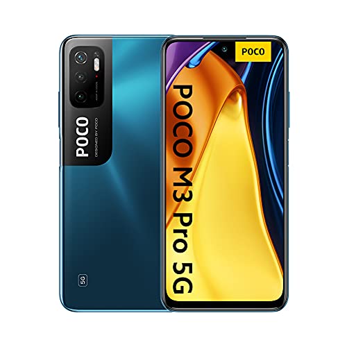 Xiaomi Poco M3 Pro 5G - Smartphone 64GB, 4GB RAM, Dual Sim, Cool Blue