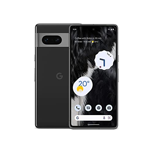 Google Pixel 7: smartphone 5G Android liberado con objetivo gran angular y batería de 24 horas de duración, 128GB, de color obsidiana