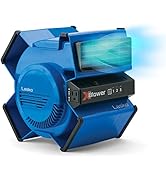 Lasko X-Blower 6 Position High Velocity Pivoting Utility Blower Fan for Cooling, Ventilating, Exh...