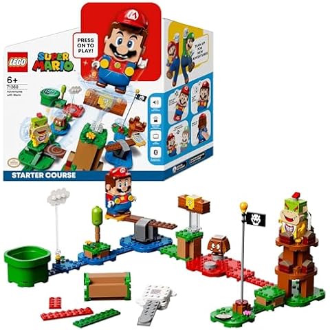 レゴ (LEGO) スーパーマリオ おもちゃ レゴ(R)マリオ(TM) と ぼうけんのはじまり 〜 スターターセット クリスマスプレゼント クリスマス 男の子 女の子 マリオ 子供 グッズ フィギュア ゲーム 玩具 知育玩具 誕生日 プレゼント ギフト レゴブロック 71360 6歳 ~