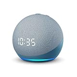 【新型】Echo Dot (エコードット) 第4世代 - 時計付きスマートスピーカー with Alexa、トワイライトブルー