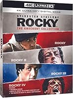 ロッキー ザ・ノックアウト・コレクション (ロッキー / ロッキー2 / ロッキー3 / ロッキー4 + ボーナスディスクブルーレイ) ４[4K UHD 日本語有り](輸入版)