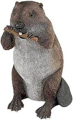 Design Toscano Dam Building Beaver Animal Statue