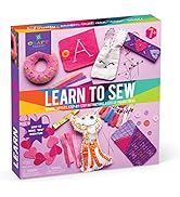 Craft-tastic Learn to Sew Kit – 7 Fun Projects and Reusable Materials to Teach Basic Sewing Stitc...