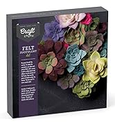 Craft Crush — Felt Succulents Craft Kit — Display Kit — Fun & Easy — Ages 13+, Small