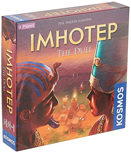 Thames & Kosmos 694272 Imhotep: The Duel | La Competencia de los constructores continúa. | Juego de Estrategia, 2 Jugadores | Edades 10+ |