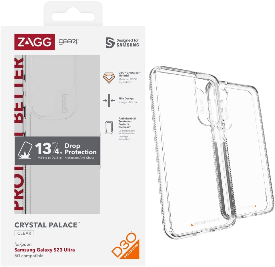 ZAGG Gear4 Crystal Palace Galaxy S23 Ultra Case