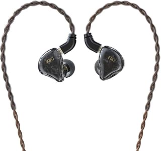 FiiO フィーオ FD1 Black FIO-IEM-FD1-B イヤホン 10mmベリリウムコーティング・ダイナミックドライバー 4本編み高純度単結晶銅導体ケーブル(3.5mm)付属 ブラック