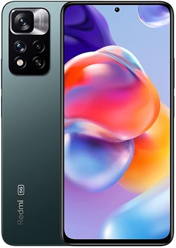 Xiaomi Redmi Note 11 Pro+ 5G Smartphone, hipercarga de 120W, cámara Principal de 108MP, Pantalla FHD+ AMOLED de 120Hz, 4500mAh, Dimensity MTK 920, 6+128 Verde Bosque [versión Global]