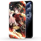 THE DREAMY LIFT iphone X/XS ケース カバー アニメ 漫画 デザイン6個 鬼滅の刃 スマホ アイフォンケース ストラップ おしゃれ IMDTPU かわいい かっこいい フィギュア ソフト 耐衝撃 レンズ保護 脱着簡単 指紋防止 スリム 軽量 傷防止 (継国縁壱, iphone X/XS)