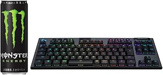 【Amazon.co.jp 限定】 Logicool G ロジクール G ゲーミングキーボード G913-TKL-TCBK + アサヒ飲料 モンスターエナジー 355ml×24本 [エナジードリンク]