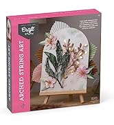 Craft Crush DIY String Art Craft Kit - Floral Interior Design DIY Activity for Teens & Adults - C...