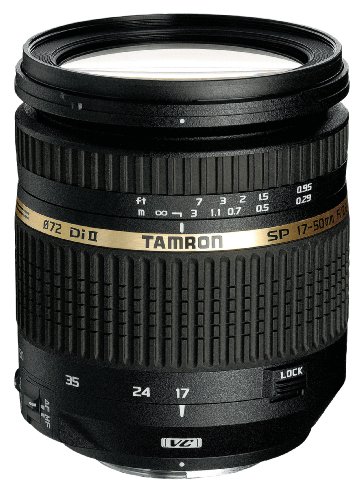 Tamron AF 17-50 mm F/2.8 XR Di II VC, LD, ASL (IF) - Objetivo para Nikon (Distancia Focal 17-50mm, Apertura f/2.8, estabilizador óptico, Macro, diámetro: 72mm) Negro