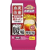 血流改善 腰ホットン つらい腰痛を温熱でやわらげる 衣類に貼る 10枚入 小林製薬