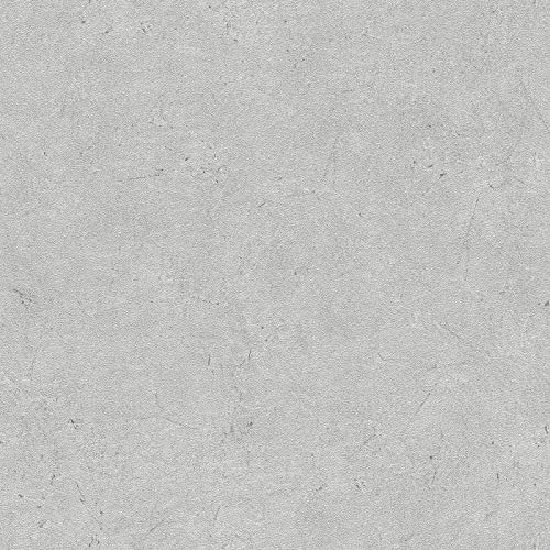 Papel pintado cemento | Papel pintado gris para pasillo, baño, cocina, salón y dormitorio | Papel pintado estilo industrial