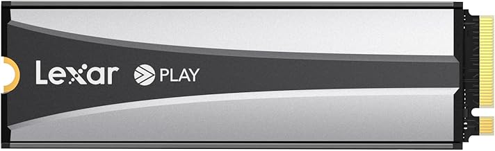 Lexar 4TB Play 2280 PCle Gen 4x4 NVMe, Perfect for PS5, Up to 7400/6500 MB/s, Internal SSD (LNMPLY8004T-RNNNU)