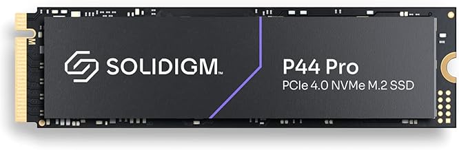 Solidime Solidigm Internal SSD P44 Pro Read Speed: 7 GB/s (Max), High Speed NVMe PS5 Support, 2TB/ (SSDPFKKW020X7X1 /A)