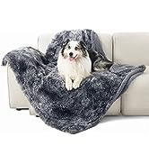 Bedsure Waterproof Dog Blankets for Large Dogs - Calming Cat Blanket for Couch Protector Washable...