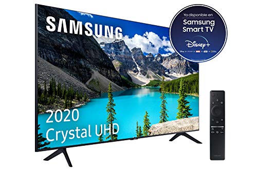 Samsung Crystal UHD 2020 55TU8005 - Smart TV de 55" con Resolución 4K, HDR 10+, Crystal Display, Procesador 4K, PurColor, Sonido Inteligente, One Remote Control y Asistentes de Voz Integrados