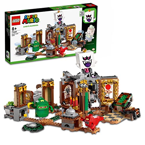 LEGO 71401 Super Mario Set de Expansión: Juego embrujado de Luigi’s Mansion, Juguete Construible con Figuras de Toad y Rey Boo