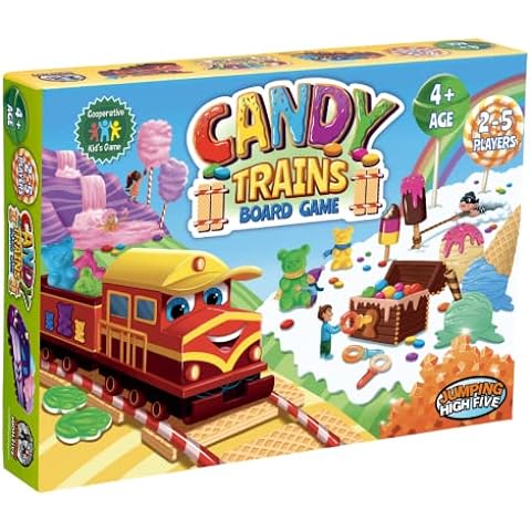 Candy Trains Board Game! A Sweet Sugar Coated Cooperative Game for Kids Ages 4 and ...