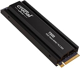 Crucial T500 2TB Gen4 NVMe M.2 Internal Gaming SSD with Heatsink, Up to 7400MB/s, PlayStation 5 Compatible + 1mo Adobe CC ...