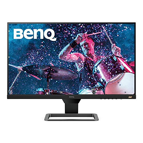 BenQ EW2780 - Monitor de 27" FullHD (1920x1080, 5ms, 75Hz, 3x HDMI, IPS, HDRi, FreeSync, Altavoces,  Eye-care, Sensor Brillo Inteligente, Flicker-free, antireflejos, sin marco, VESA) - Gris