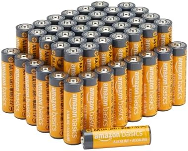 Amazon Basics 48-Pack AA Alkaline High-Performance Batteries, 1.5 Volt, 10-Year Shelf Life