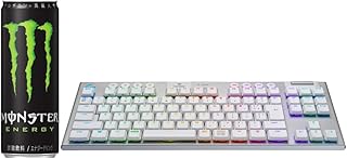 【Amazon.co.jp 限定】 Logicool G ロジクール G ゲーミングキーボード G913-TKL-TCWH + アサヒ飲料 モンスターエナジー 355ml×24本 [エナジードリンク]