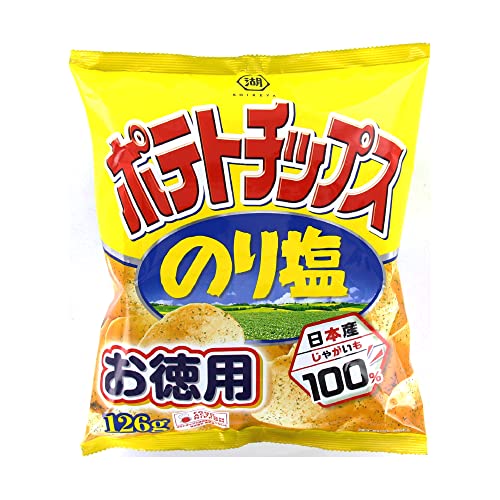 湖池屋 お徳用サイズ　ポテトチップス　のり塩 126g×12袋