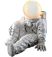 Design Toscano Astronaut at Ease Lighted Sculpture, 11.5 Inch, Full Color