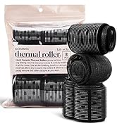 Kitsch Ceramic Thermal Hair Rollers - Salon Quality Hairdressing Curlers - Pack of 8 Assorted Siz...