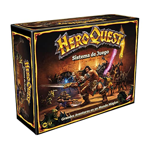 Avalon Hill - Sistema de Juego HeroQuest - Juego de Aventuras en Mazmorras para 2 a 5 Jugadores a Partir de 14 años