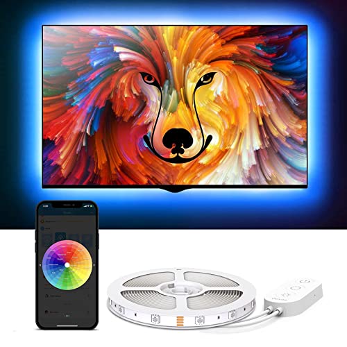 Govee Tira LED 2m USB, Luces LED RGB Bluetooth Control de App 16 Millones de Color, Modo de Escena soporta TV o Pantalla de Ordenador para Habitación, Juego Electrónico y Cine en Casa