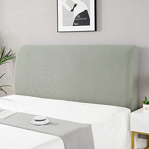 Funda para cabecero de cama de matrimonio individual elástica para cama de matrimonio, funda protectora elástica todo incluida, tapa del cabecero de la cama Cypress Green 200-220 cm