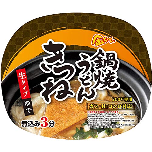 徳島製粉 金ちゃん 鍋焼うどん きつね 213g ×12個