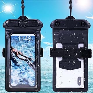 VacFun FiiO BTR15 向けの ケース カバー スマホ 防水ケース 防水ポーチ Black（非 ガラスフィルム 強化ガラス ガラス フィルム 保護フィルム ）